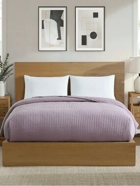 Allswell Double Knit Hazy Purple King Size Blanket NWT